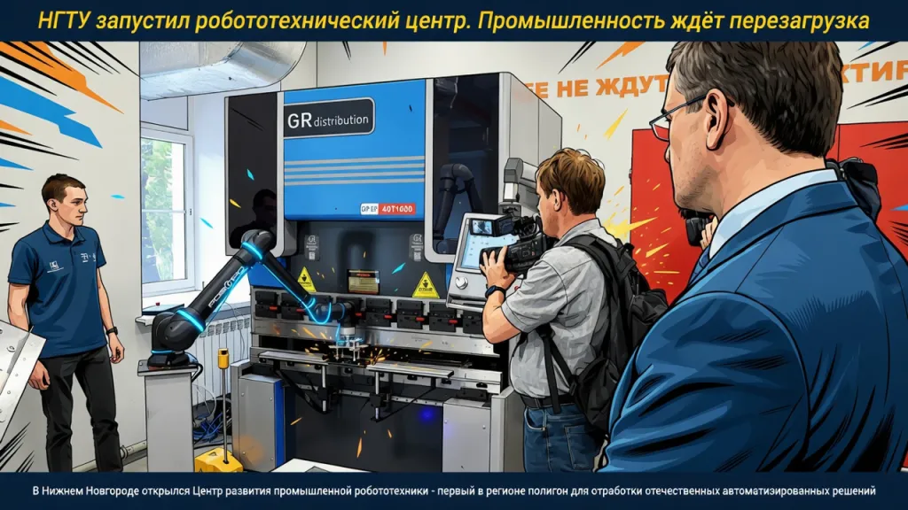 НГТУ запустил робототехнический центр. Промышленность ждёт перезагрузка